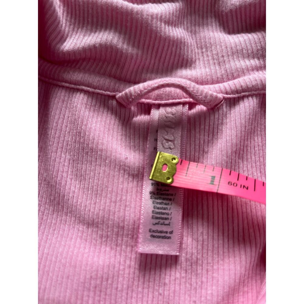 SKIMS Soft Lounge Sleep Shirt Bubblegum Pink Stretch Comfort Coquette Barbie L - Picture 4 of 7